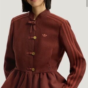 Adidas Asia exclusive New Year black Coat with Gold Buttons